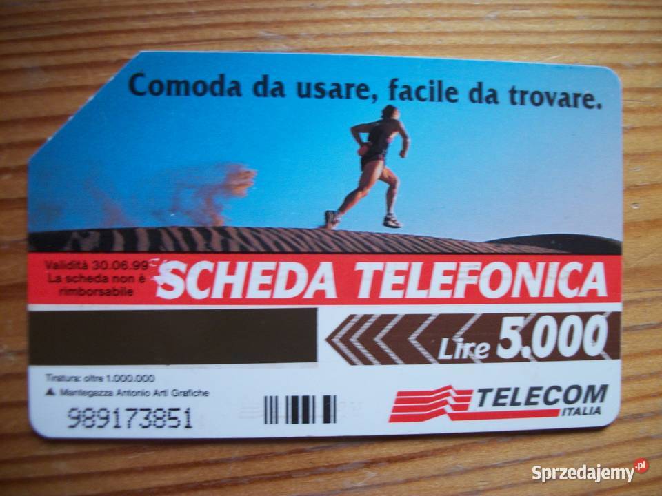 WŁOSKA KARTA TELEFONICZNA podkarpackie Przemyśl