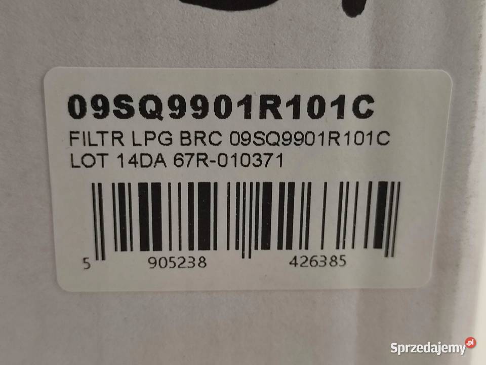 FILTR LPG BRC 09SQ9901R101C LOT 14DA 67R010371 sprzedam