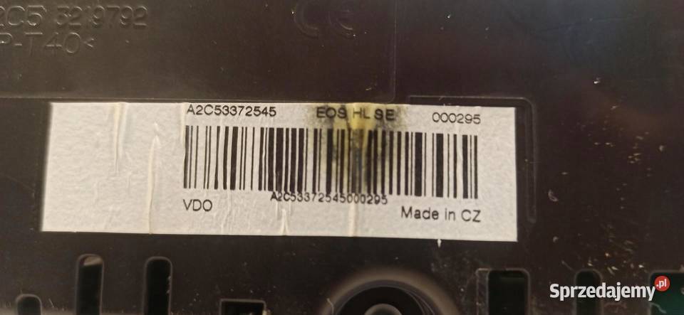 VW EOS LICZNIK ZEGARY MPHKMH ANGLIK 1Q0920974K dolnośląskie
