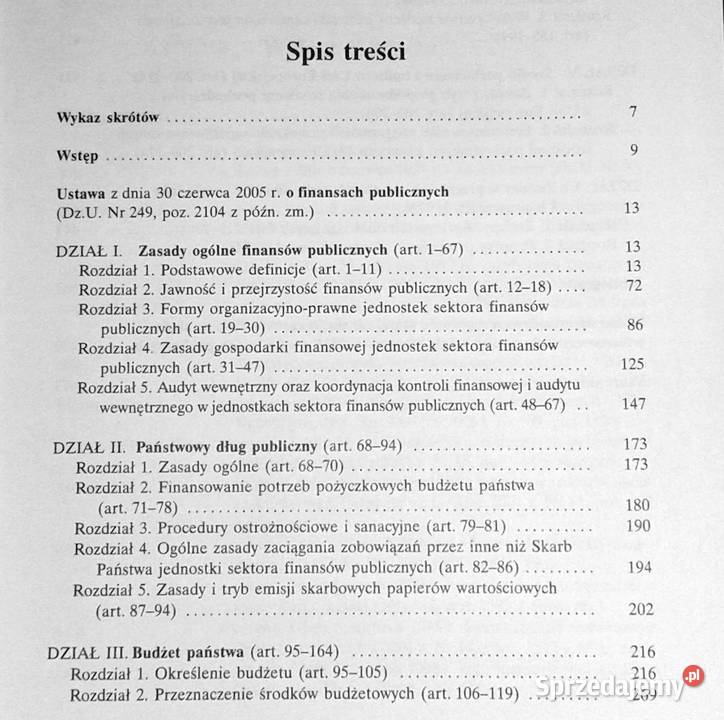 Finanse publiczne Komentarz Cezary Kosikowski lubelskie Chełm sprzedam