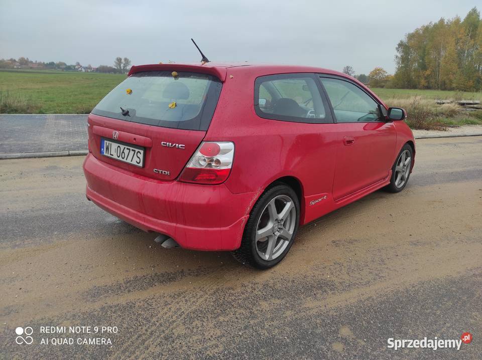 Honda Civic Sport długo OC