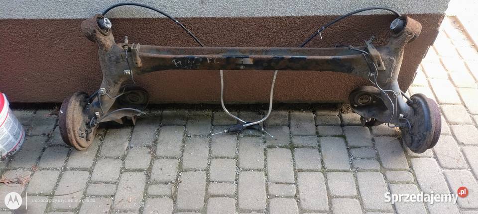 Kompletna belka tylnego zawieszenia polo 9N FL Lubin