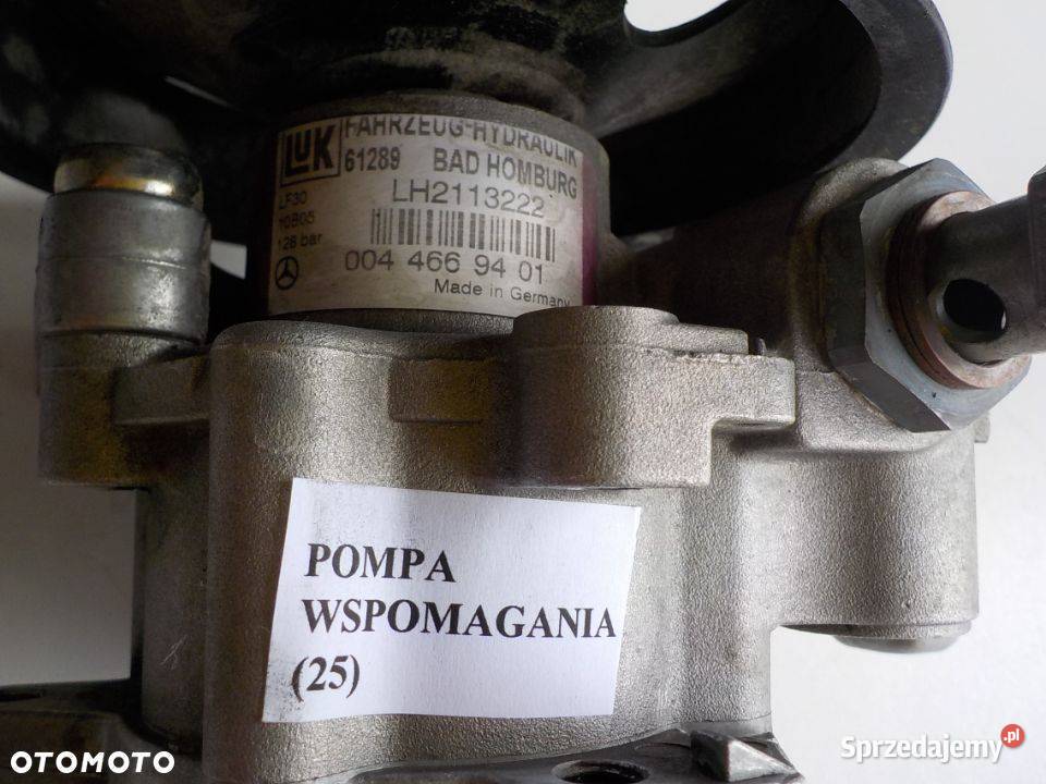 POMPA WSPOMAGANIA 0044669401 MERCEDES W219 Nowy Tomyśl