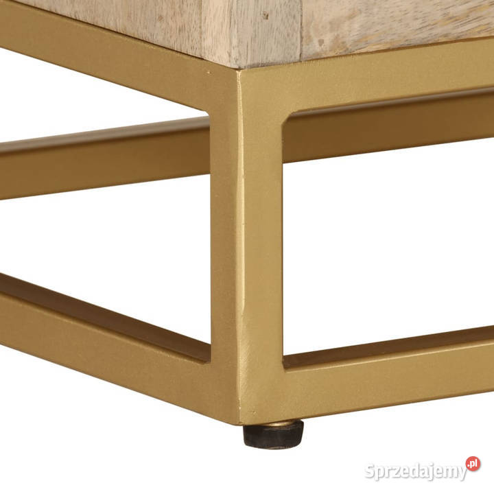 Szafka nocna 40x30x50 lite drewno mango i żelazo Warszawa