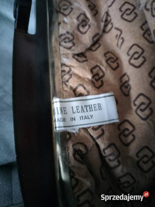 Torebka vintage skóra made in Italy do ręki Do ręki Choszczno