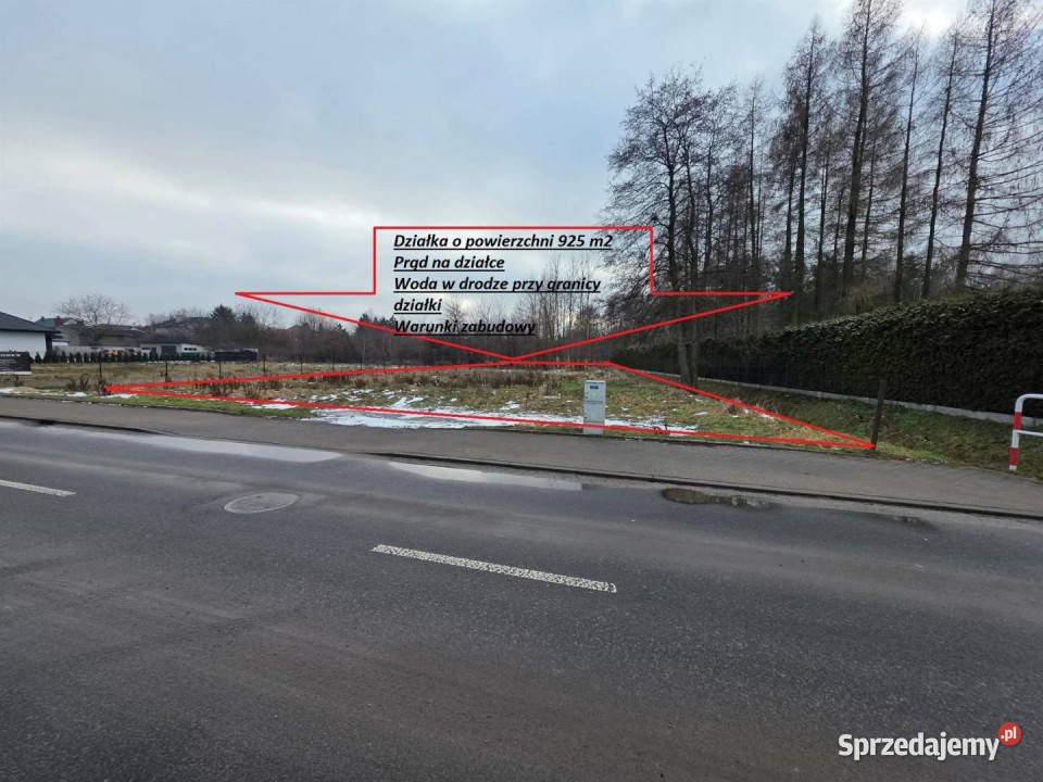 Działka Zduńska Wola 925m2 sprzedam
