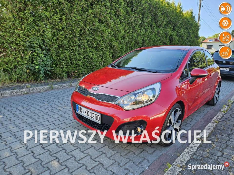 Kia Rio 1 właściciel Klima Tempomat Czujniki benzyna śląskie Ruda Śląska sprzedam