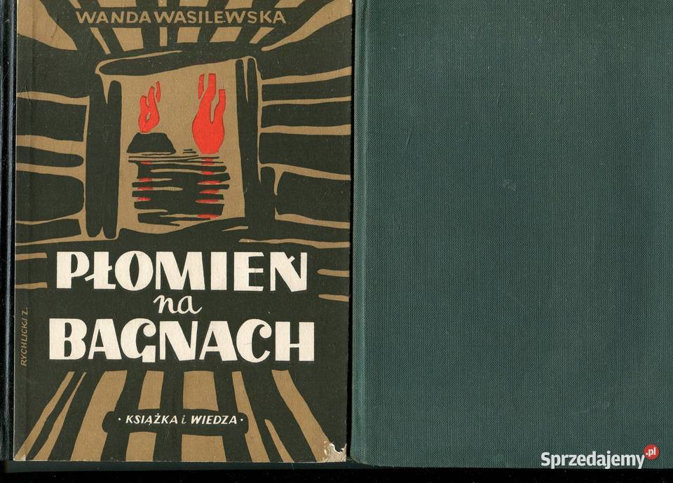 Płomień na bagnach Ojczyzna Wanda Wasilewska Rok wydania 1949 Szczecin