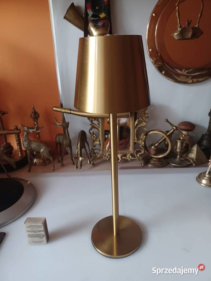 Mosiężna ledowa bezprzewodowa lampka nocna wielkopolskie Poznań