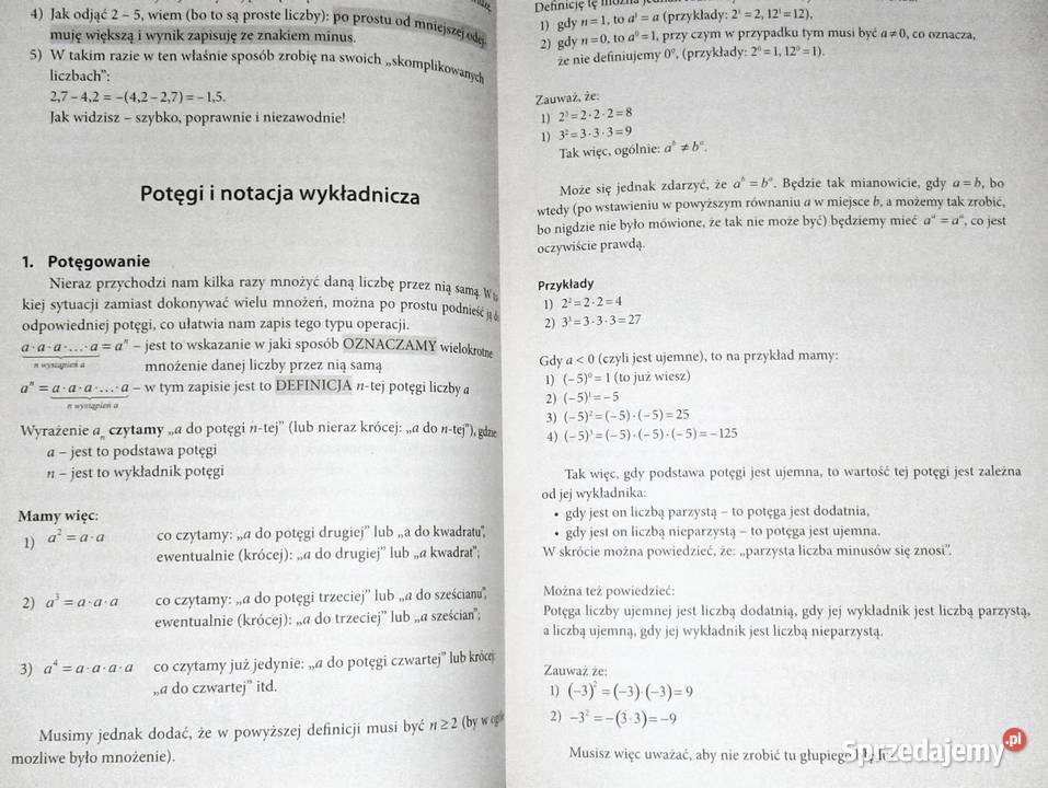 Gimnazjum powtórka Test matematyczno Chełm