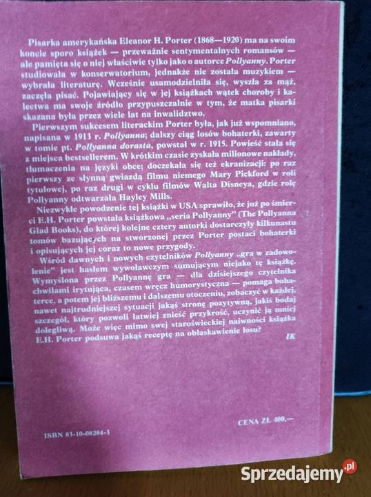Polyanna dorasta E H Porter sprzedam