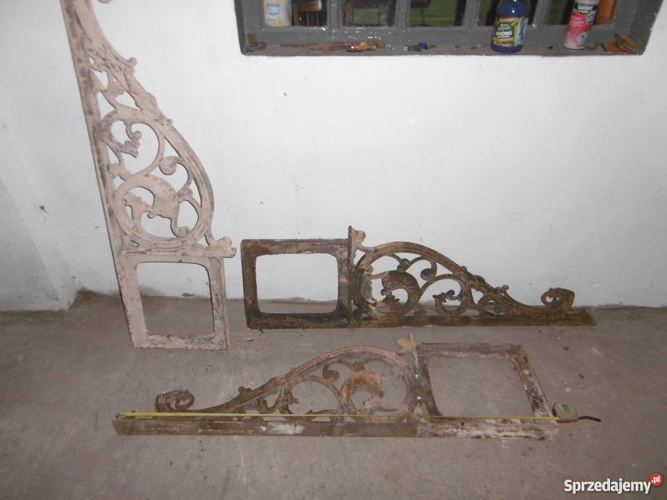 podpory balkonowe zabytkowe wózek dziecka komoda Antyki