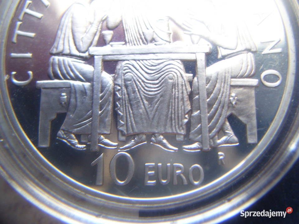 Stare monety 10 euro 2005 Watykan stan menniczy Lesko