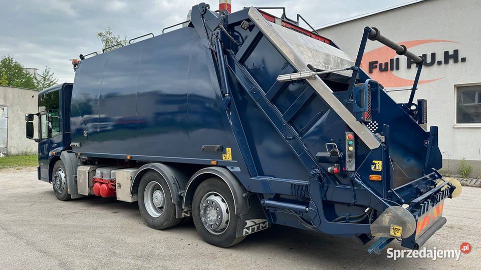 Mercedes Econic śmieciara trzyosiowa NTM 20m3 Nowiny
