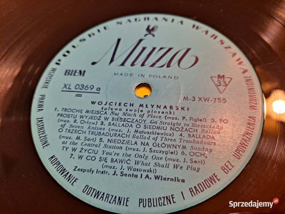 Młynarski Autograf Płyta 1966 super stan małopolskie Kraków
