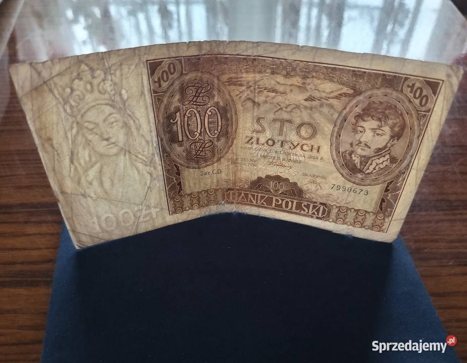 Banknot 100 złotych 1934 Nakło nad Notecią