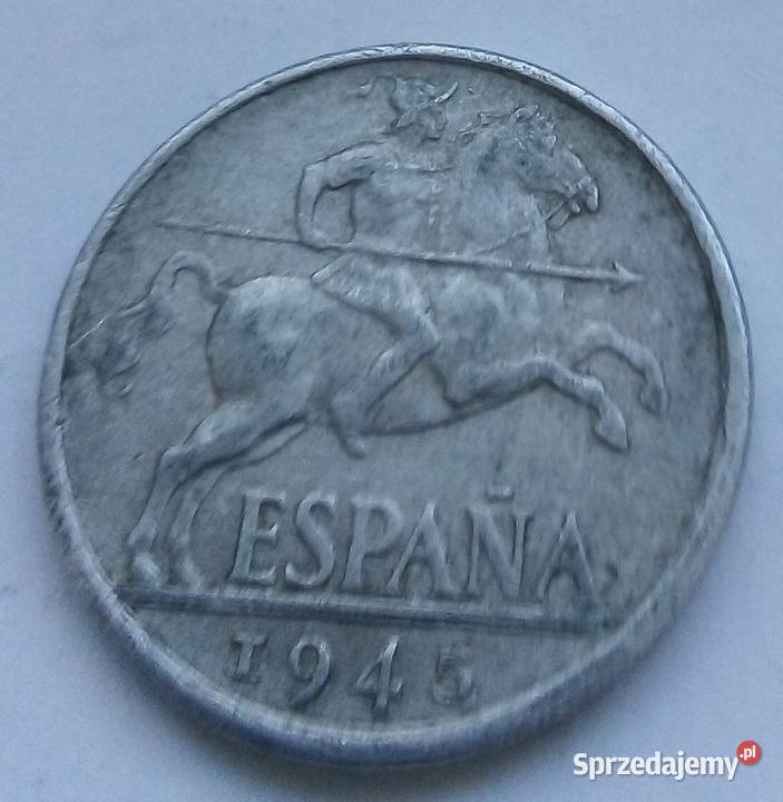 HISZPANIA10 CENTÓW1945 r FRANCO0
