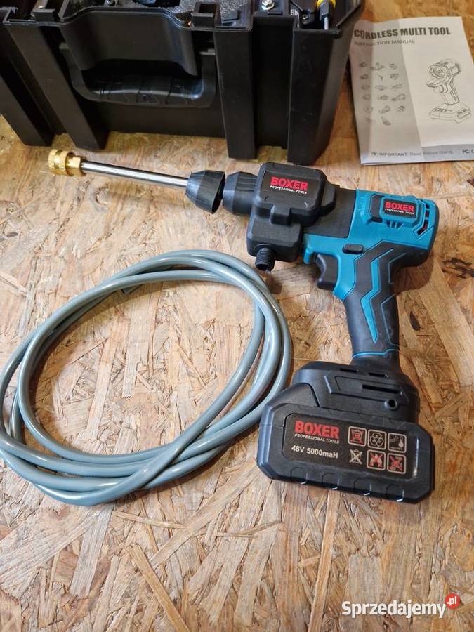 ZESTAW NARZĘDZI AKUMULATOROWYCH 5w1 PIŁA MYJKA Wiertarki i wkrętarki