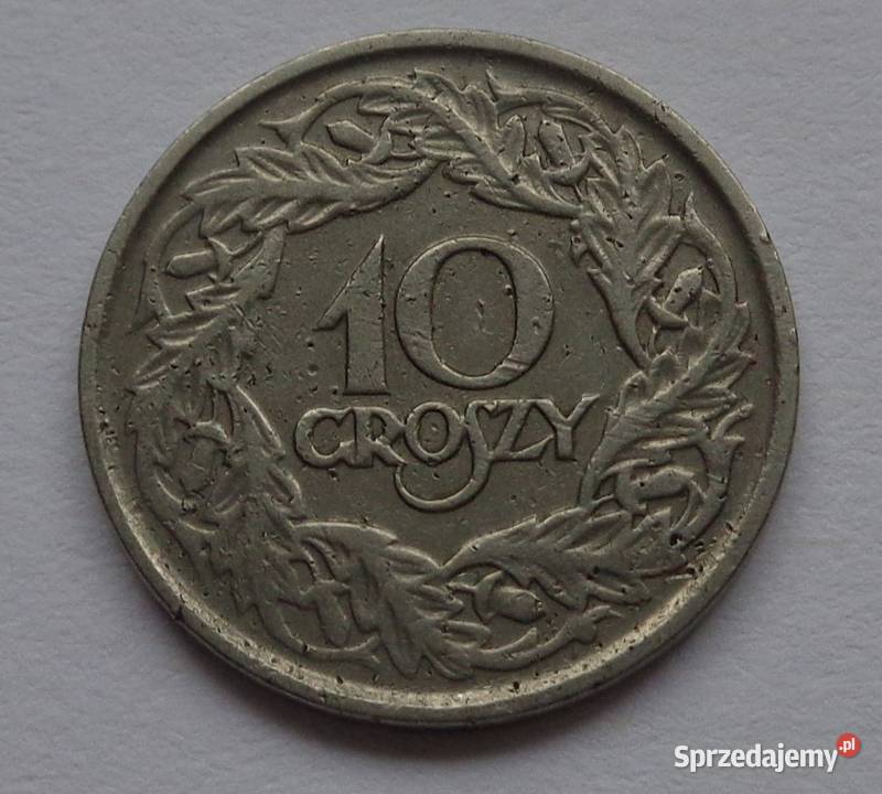 Moneta 10 groszy 1923 nikiel