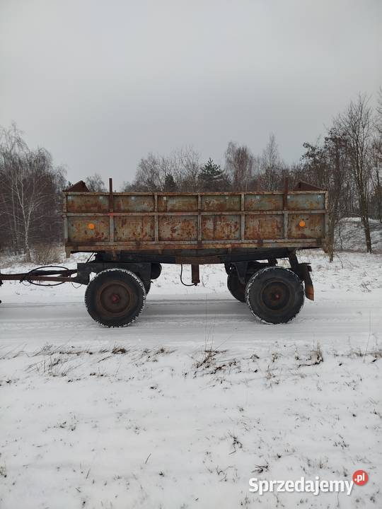 Przyczepa wywrotka d47 d55 d732 hl thk nieuszkodzony Sieradz