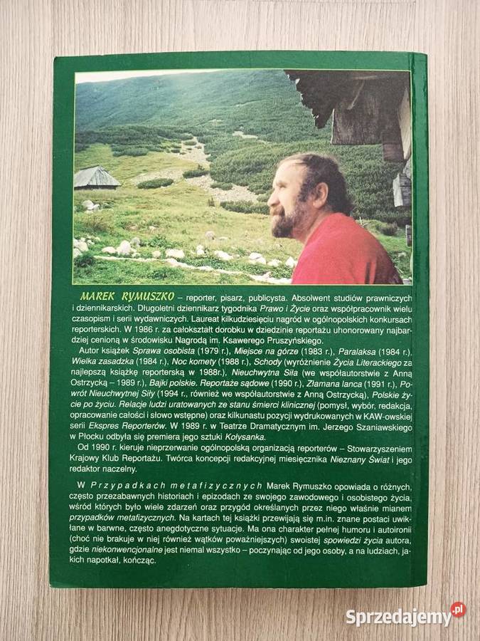 Przypadki metafizyczne Marek Rymuszko Książki naukowe i popularnonaukowe Kraków