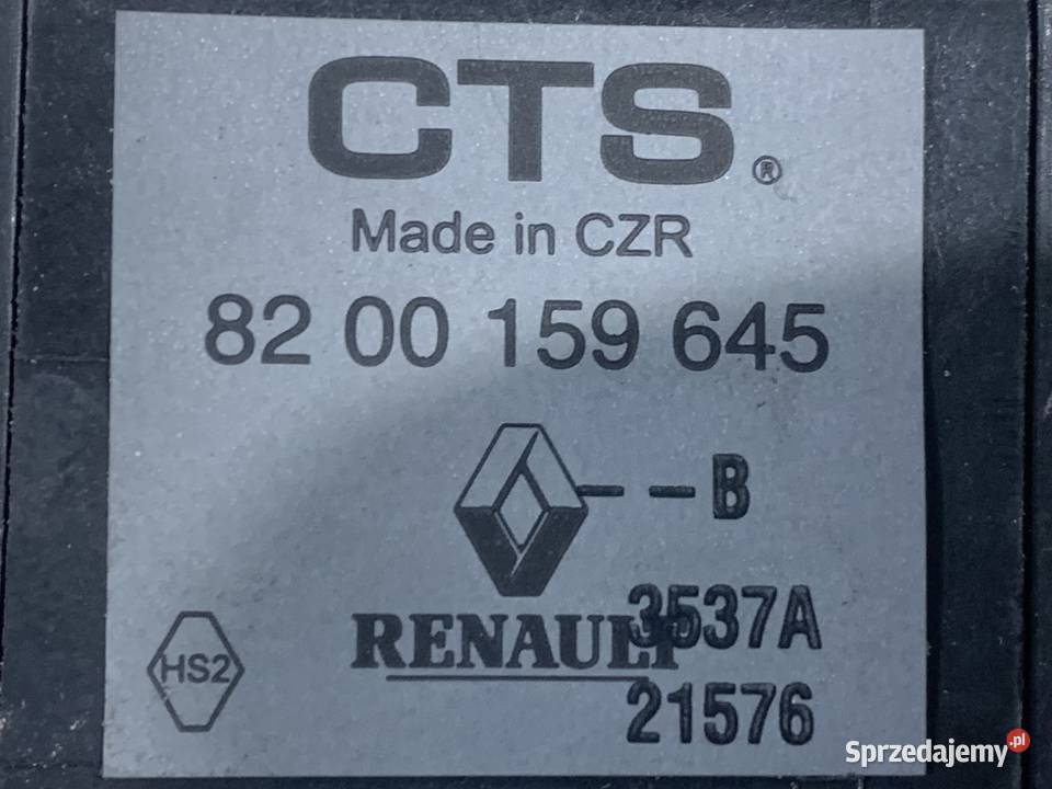 8200159645 potencjometr pedał gazu renault Rok produkcji 2008 Szczecin