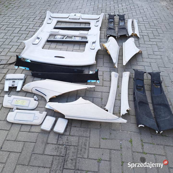 W221 long panorama podsufitka alcantara szara Rok produkcji 2006