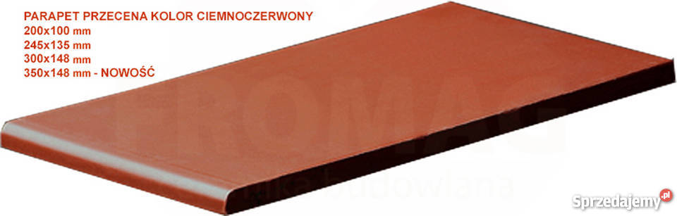 tanie Parapety Klinkierowe Zewnętrzne KLINKIER warmińsko-mazurskie sprzedam