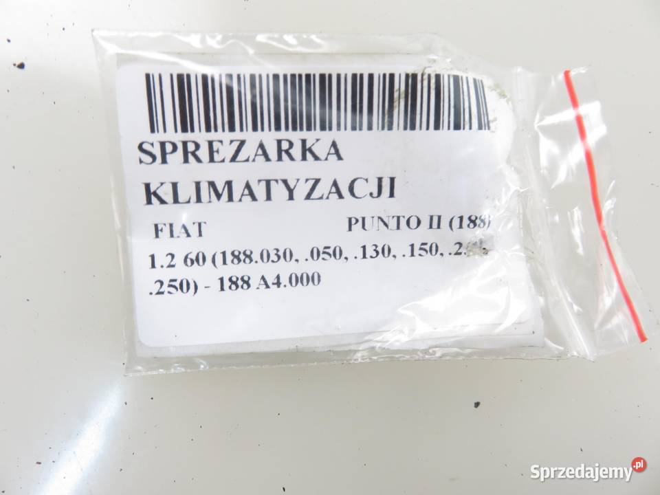 KOMPRESOR KLIMATYZACJI FIAT PUNTO II 12 SCSB06 osobowe