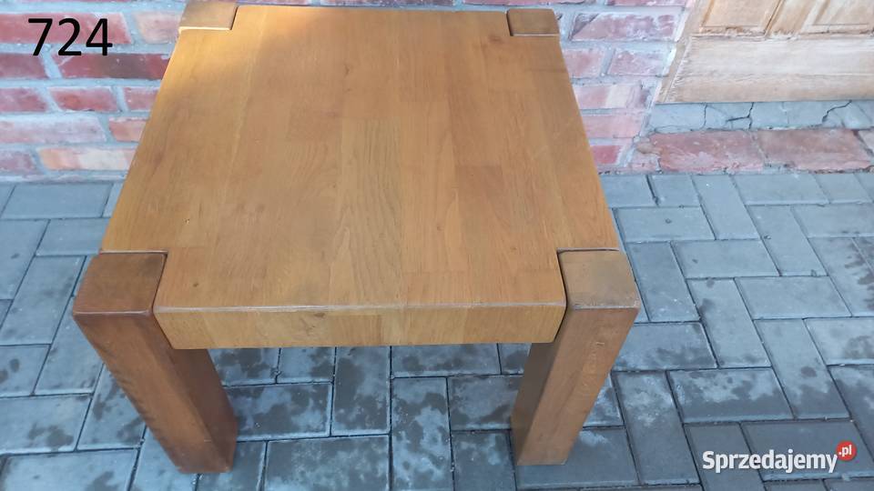 Dębowy stolik kawowy kwadratowy HH 724 Gawroniec