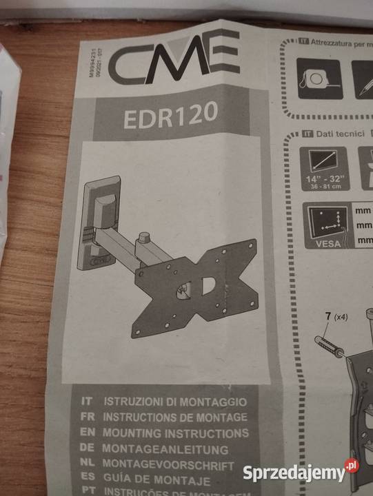Uchwyt do monitora telewizora Ostrów Wielkopolski sprzedam