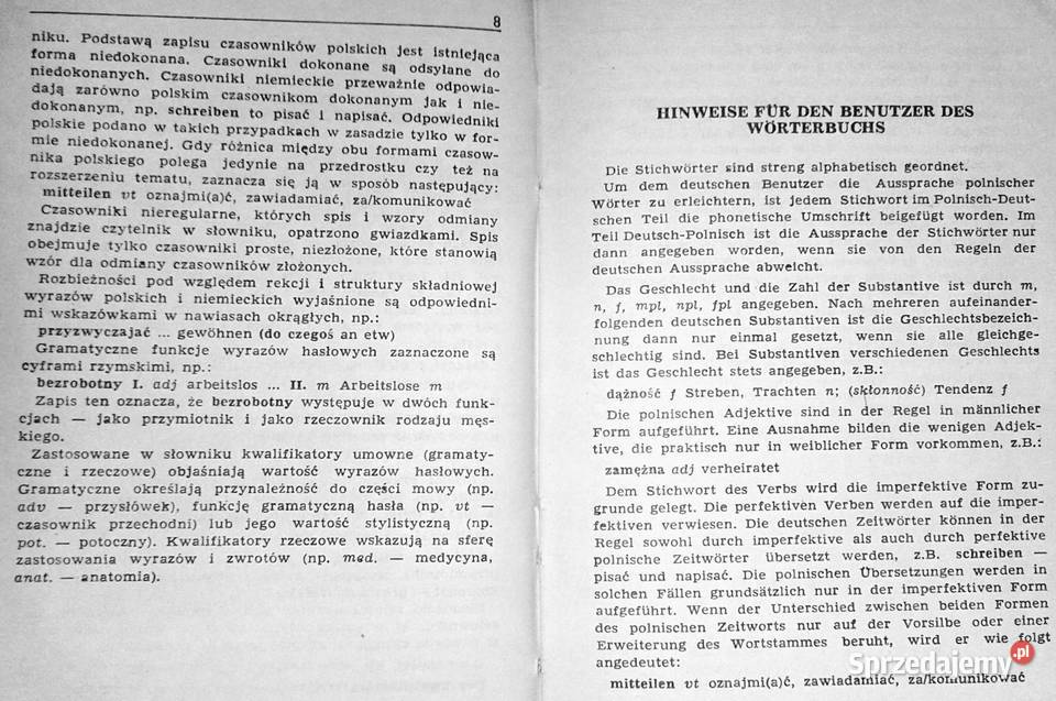 Kieszonkowy słownik niemieckopolski Chełm