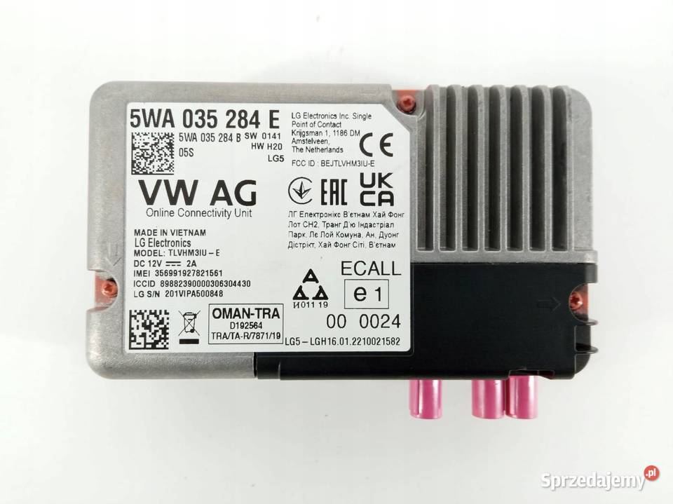 MODUŁ ONLINE 5WA035284E Skoda Kodiaq I 20162023