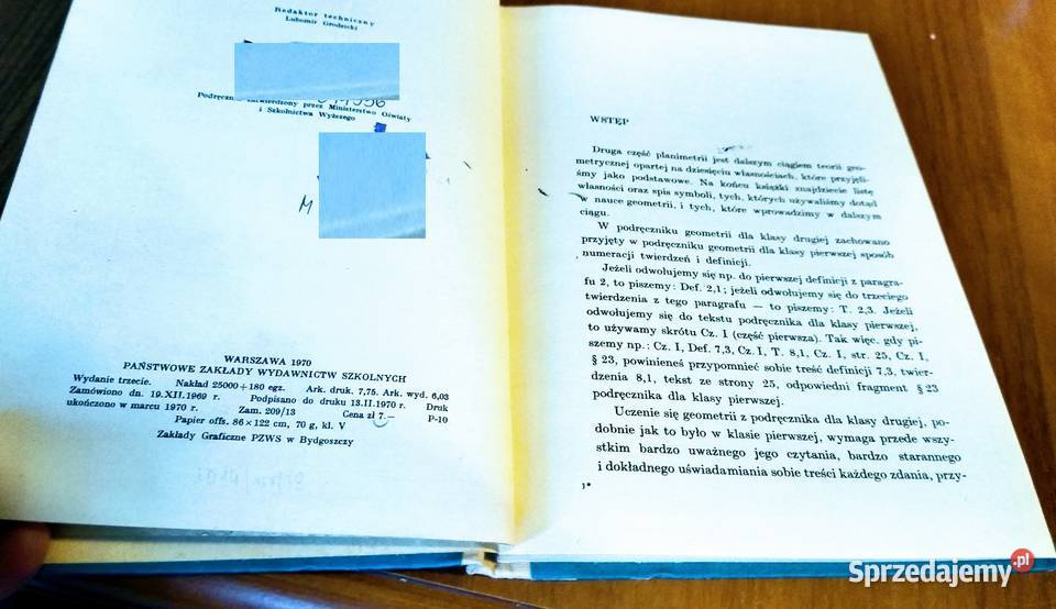 Geometria podręcznik klasy II 2 technikum Zofia Gdańsk