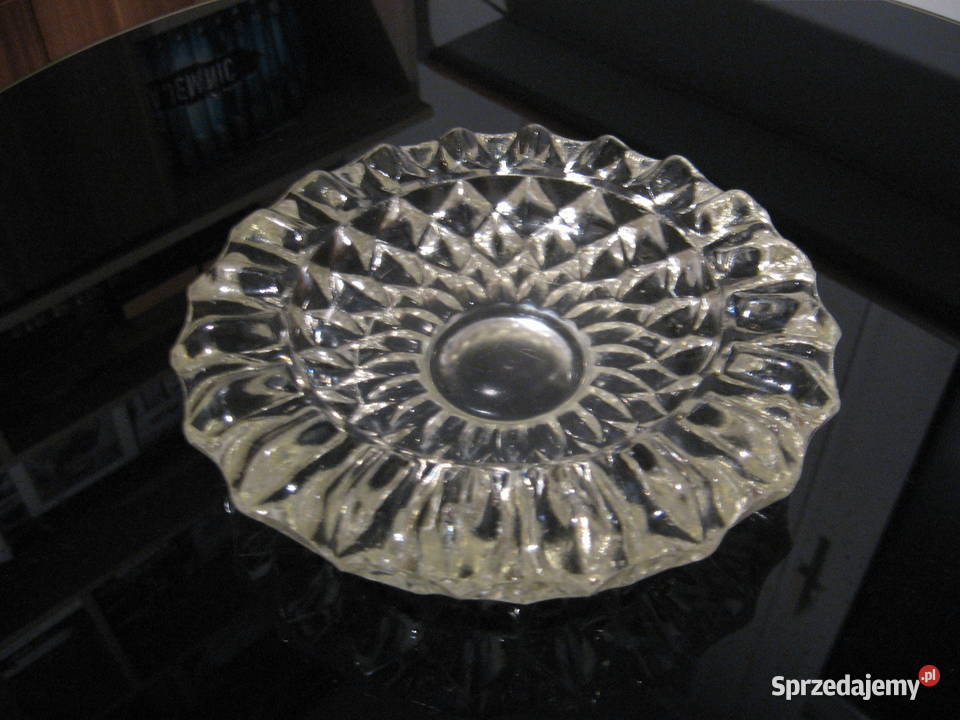 Stara popielniczka kryształowa vintage Olsztyn
