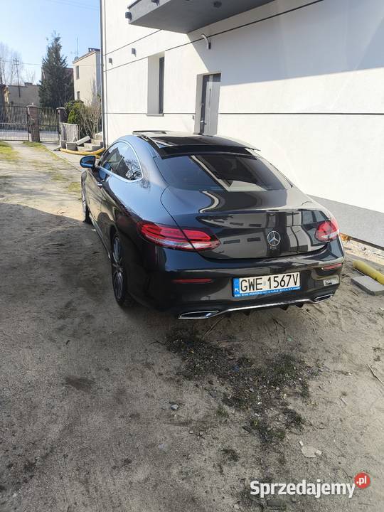 Mercedes C 220 coupe 9gtronic 194 panorama sprowadzony Rumia