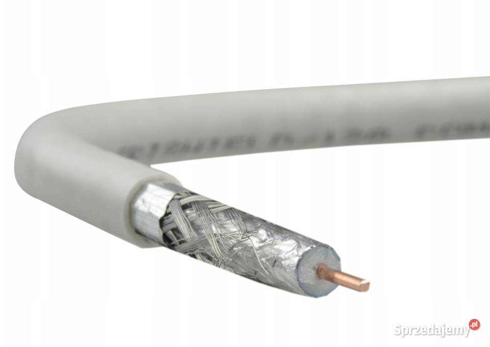 Kabel antenowy TV SAT rg6 75 miedziany potrójny mazowieckie