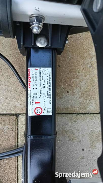 Bagażnik hak Uebler F24 składany 13pin 2 row st