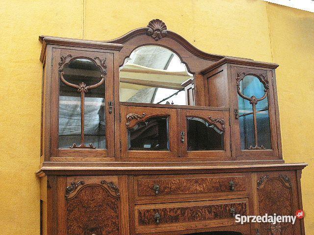 Wspaniała antyczna jadalnia ludwikowska renowacj Andrychów