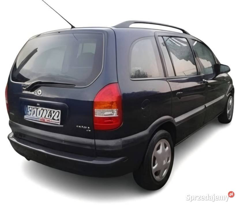 Opel Zafira A 16 16V Benzyna 2002 7 Miejsc nieuszkodzony pomorskie Człuchów