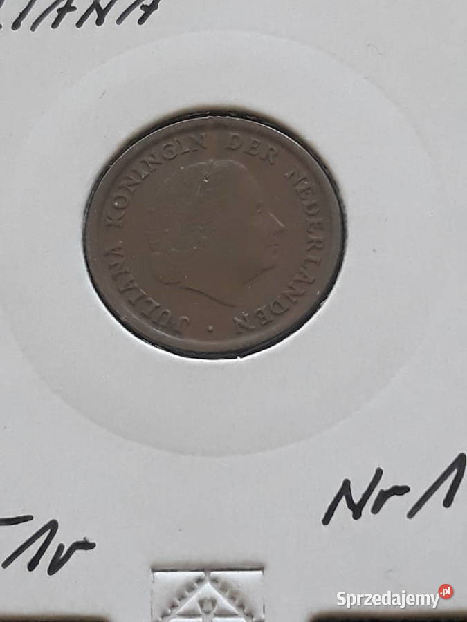 1 Cent Holandia 1951 r Juliana 1około mennicza Konin sprzedam
