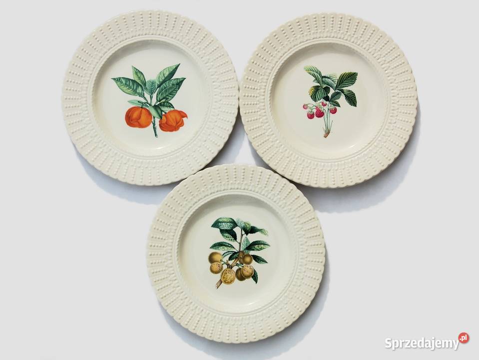 Talerze botaniczne vintage Royal Cauldon Anglia