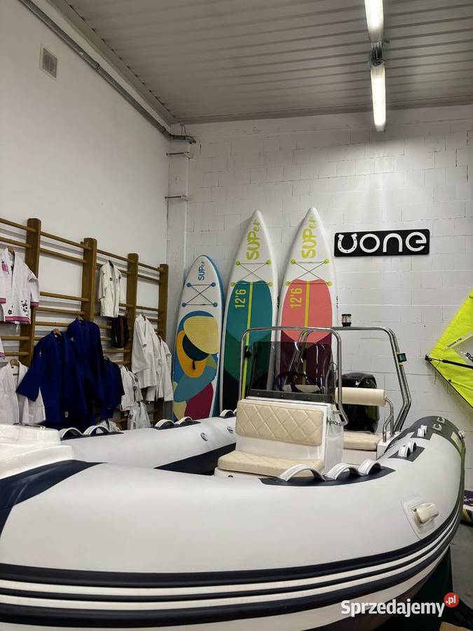 Łódź hybrydowa RIB Uone U480 z silnikiem Mercury Poznań