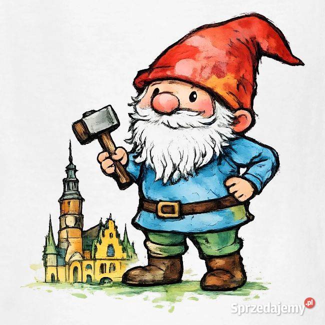 Koszulka dziecięca Wrocław Krasnal w stylu Kraków