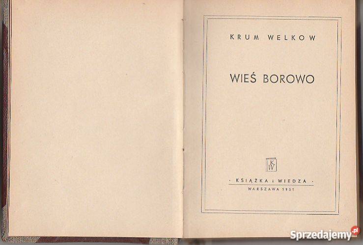 7098 WIEŚ BOROWO KRUM WELKOW Czyrna