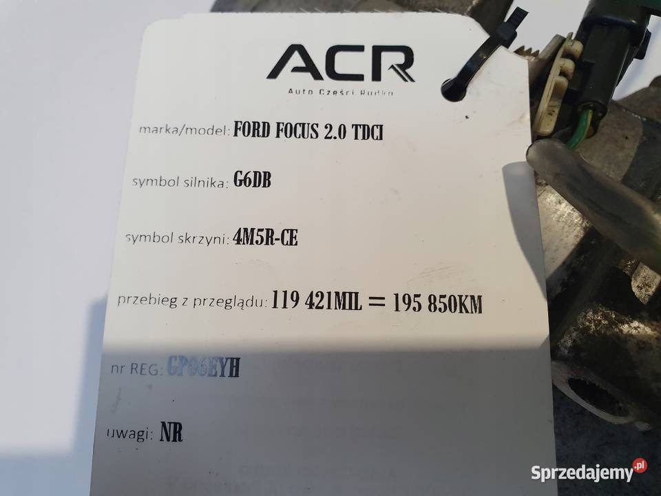 SPRĘŻARKA KLIMATYZACJI Ford Focus MK2 20 TDCI lubelskie Chełm sprzedam