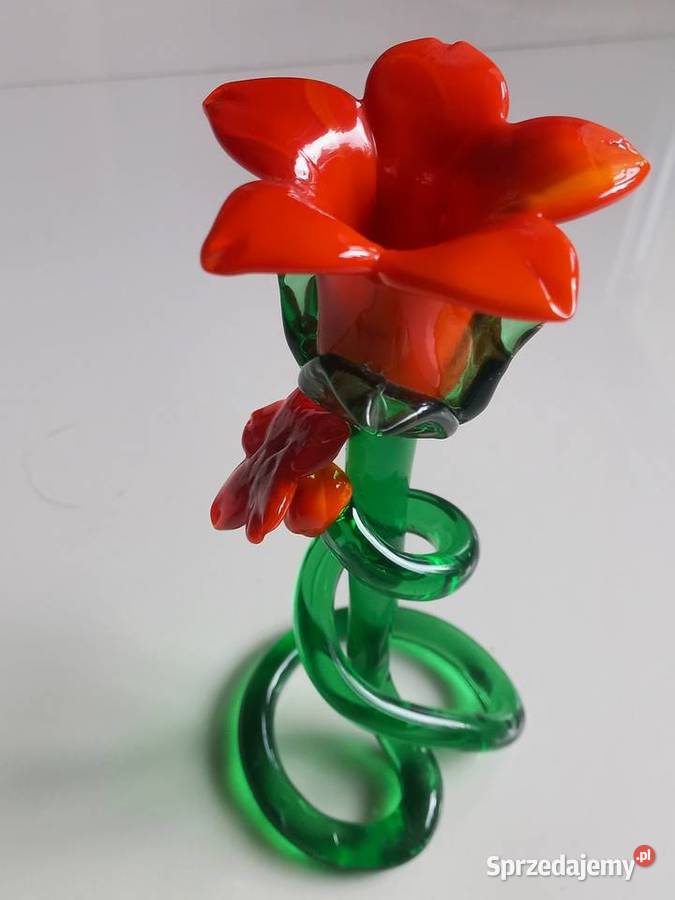 Świecznik Tulipan Murano style Świeczniki kujawsko-pomorskie Toruń