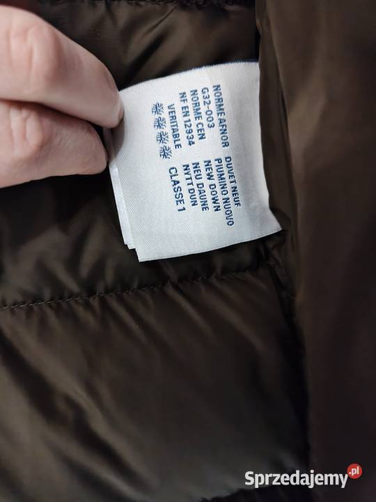 Luksusowa Kurtka Puchowa MONCLER CLUNY GIUBBOTTO Łańcut