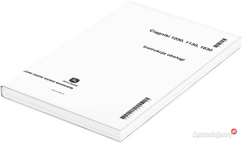 JD 1030 1130 1630 Instrukcja obsługi Szamotuły sprzedam