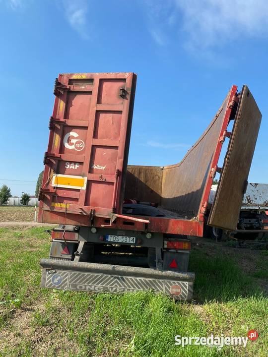 Naczepa stalowa GrasGS Hardox USZKODZONA Gras